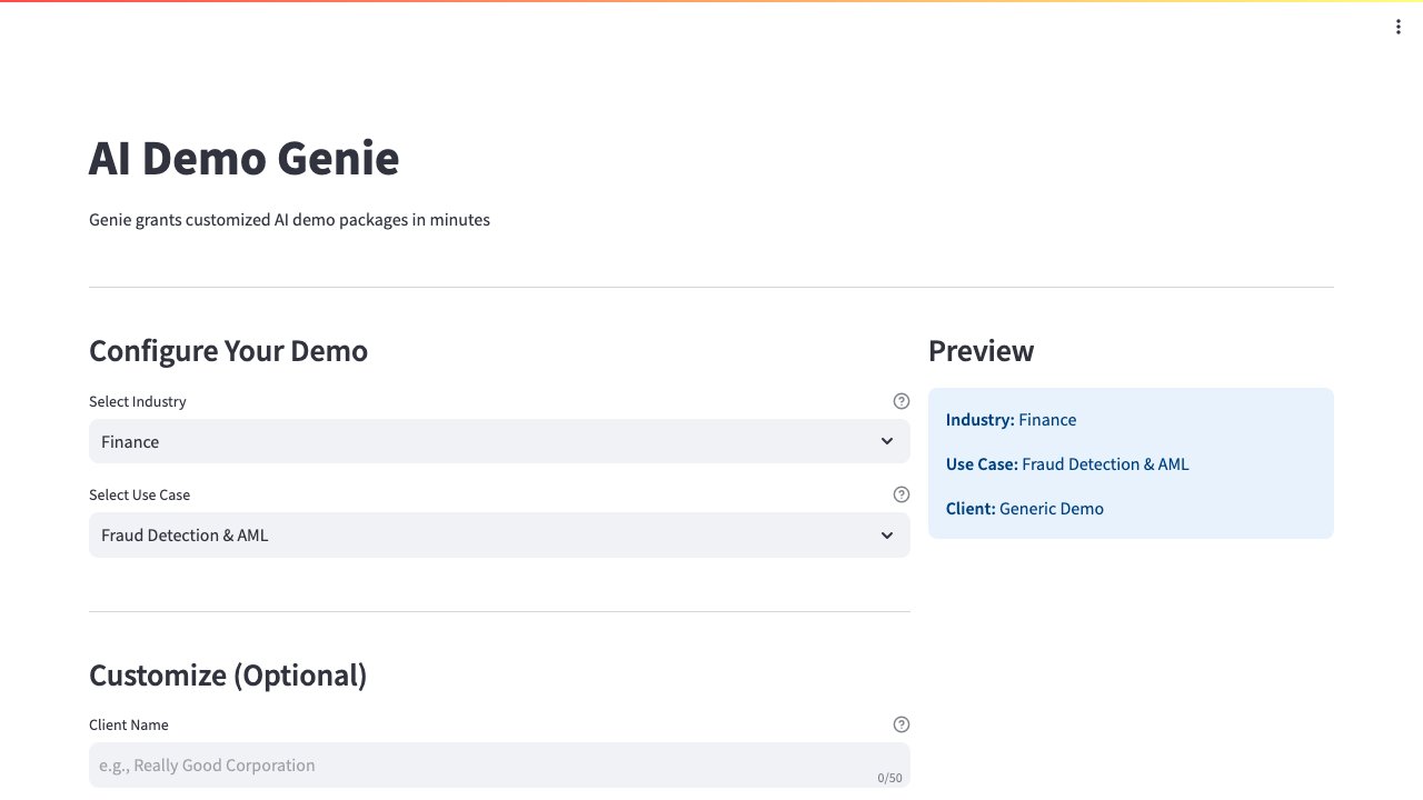 AI Demo Genie