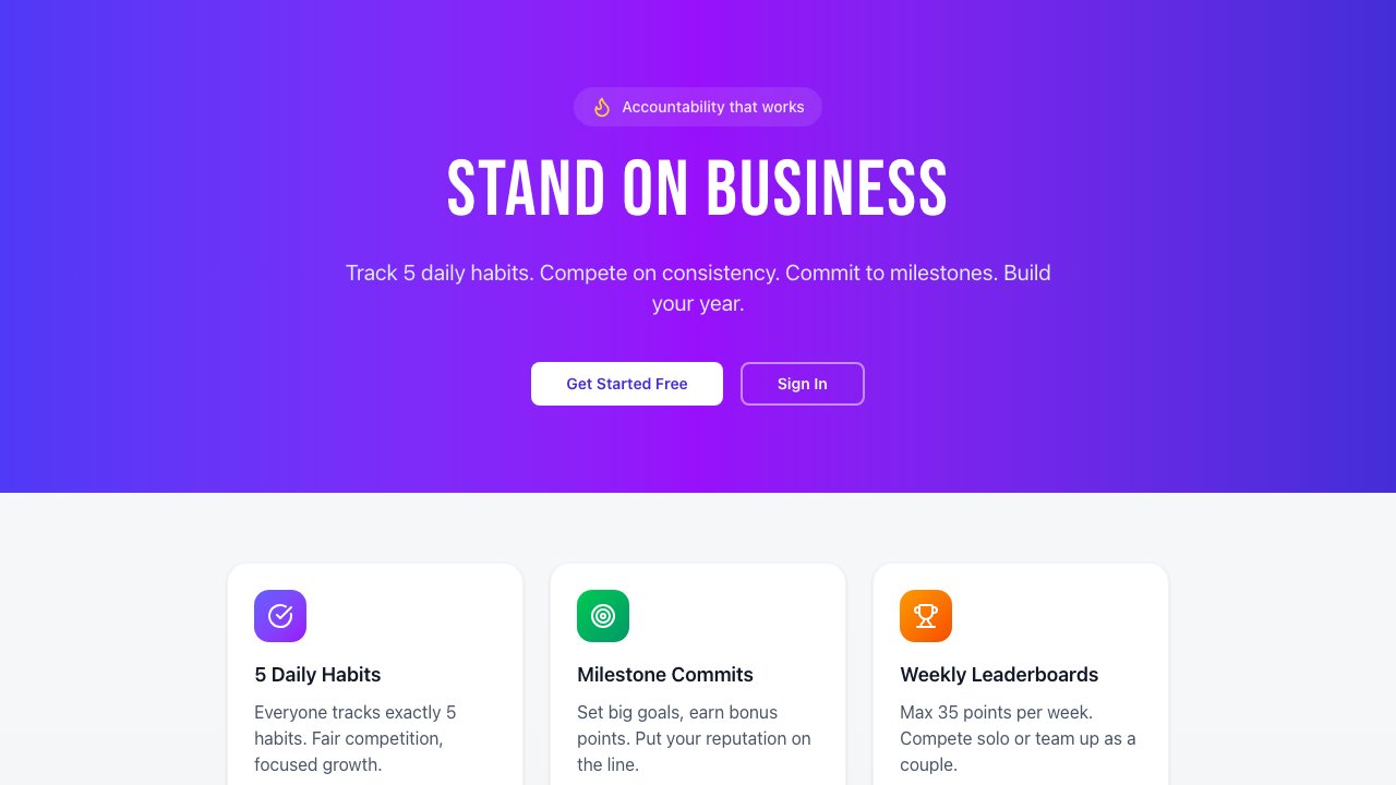 Are You Standing On Business